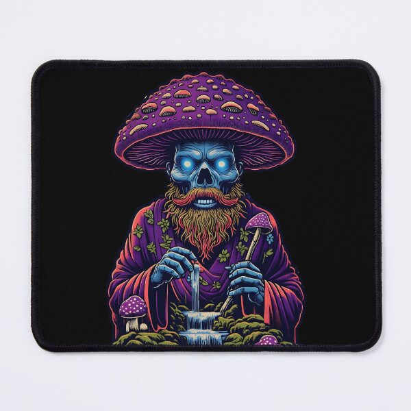 Item preview, Zombie with Purple Mushroom - Psychedelic Zombie designed and sold by NightTimeJ.