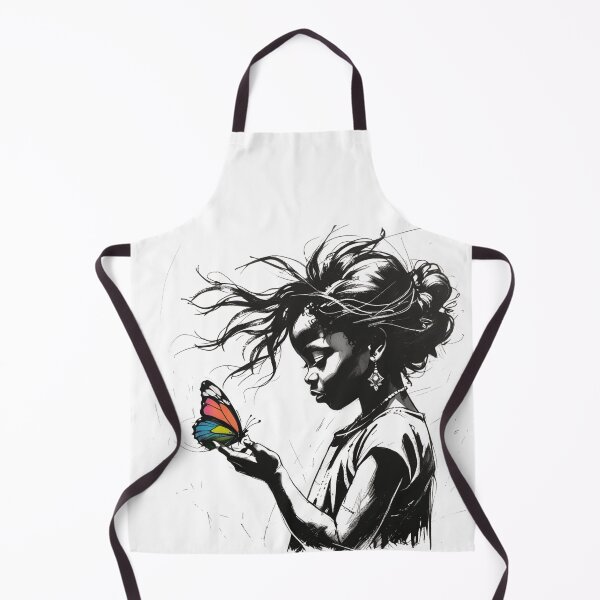 Item preview, Girl Holding a Colorful Butterfly 3 designed and sold by AlinaSCorner.