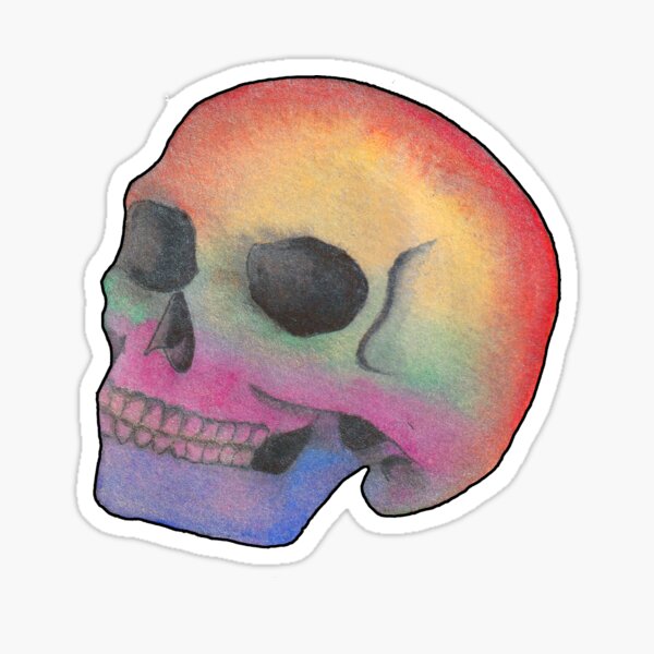RAINBO SKELLINGTON Sticker