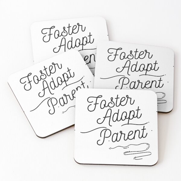 Item preview, Foster Adopt Parent - Black Cursive Letters designed and sold by GFamilyC.