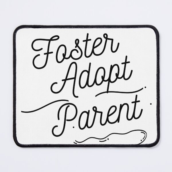 Item preview, Foster Adopt Parent - Black Cursive Letters designed and sold by GFamilyC.