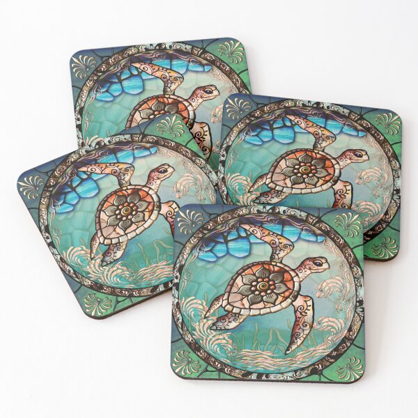 Item preview, Sublimation Turtle 3 with Background designed and sold by m2inspiration.