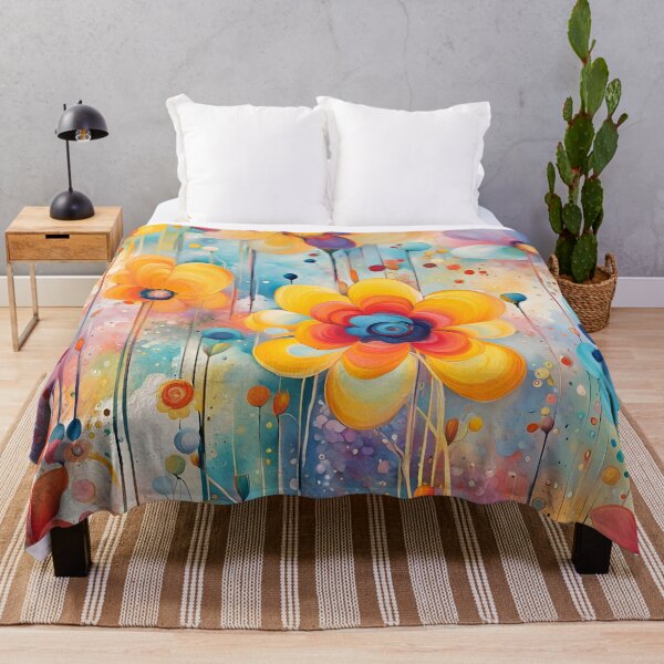 Item preview, Vibrant Watercolor Floral Delight designed and sold by Lightworker11.