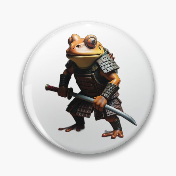 Item preview, samurai frog designed and sold by graphicPen.