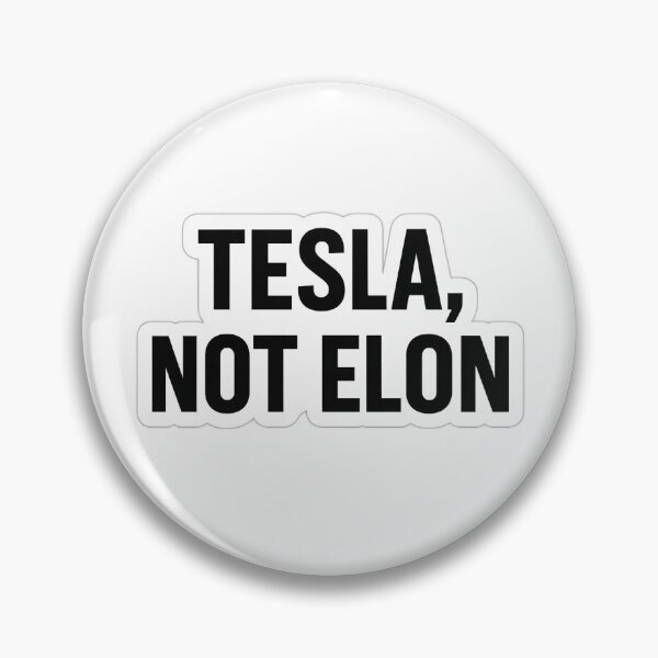 Item preview, Tesla Not Elon Bumper Sticker designed and sold by DESIGN & BEYOND.