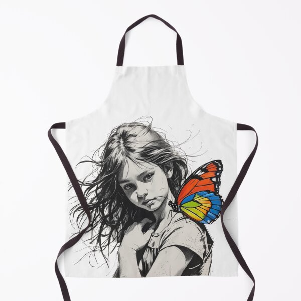 Item preview, Girl Holding a Colorful Butterfly 4 designed and sold by AlinaSCorner.
