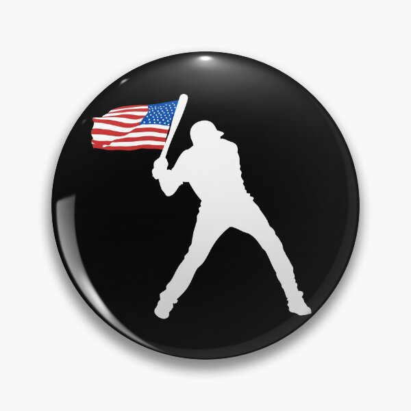 Item preview, United States of America Flag Baseball Player designed and sold by EMMonovi.