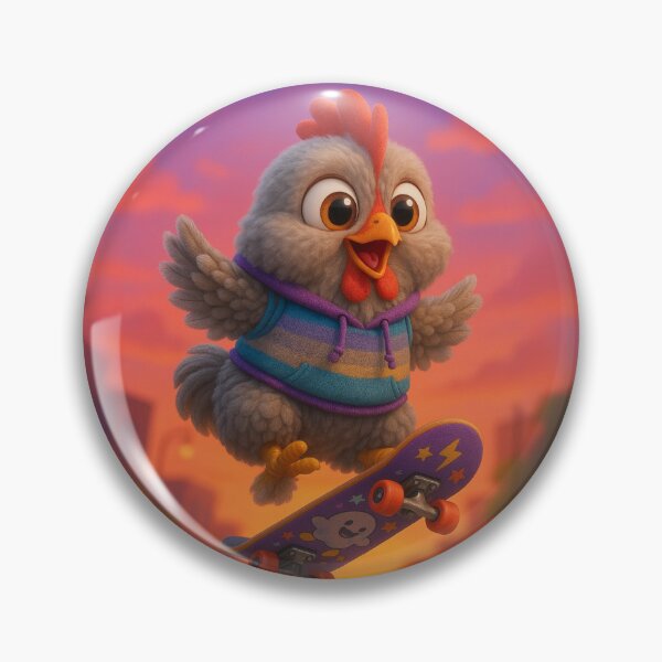 Item preview, Skater Cochin Chicken designed and sold by Sillytoe.
