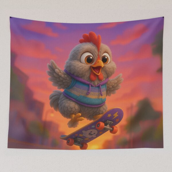Item preview, Skater Cochin Chicken designed and sold by Sillytoe.
