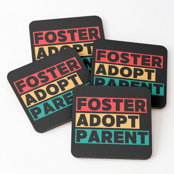 Item preview, Foster Adopt Parent - Red Green Yellow Transparent Letters designed and sold by GFamilyC.