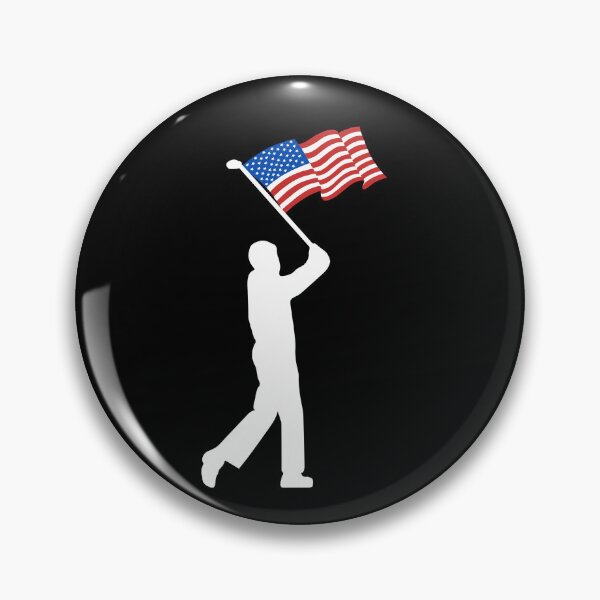 Item preview, United States of America Flag Golf Player designed and sold by EMMonovi.