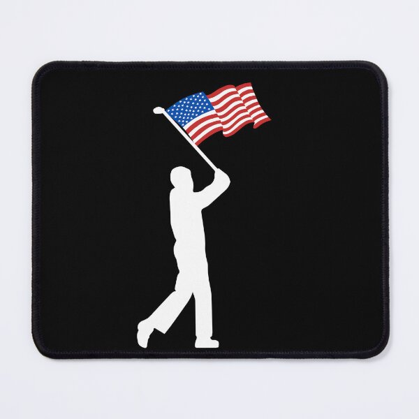 Item preview, United States of America Flag Golf Player designed and sold by EMMonovi.