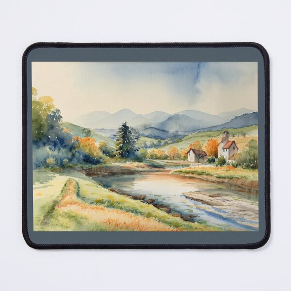Item preview, River Dart2(watercolour + AI) designed and sold by artsmeow.