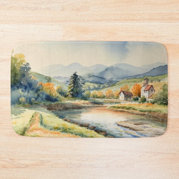 Item preview, River Dart2（watercolour + AI) designed and sold by artsmeow.