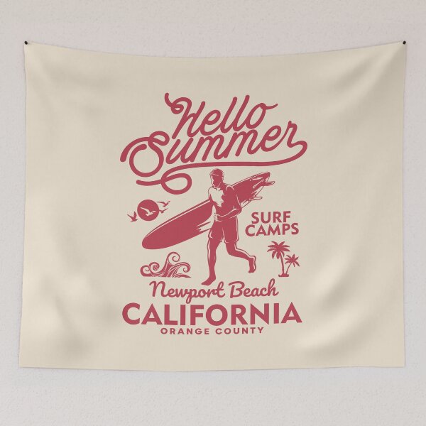 Item preview, Newport Beach Summer Surf Camp Surfing Orange County California designed and sold by eclecTEEq.
