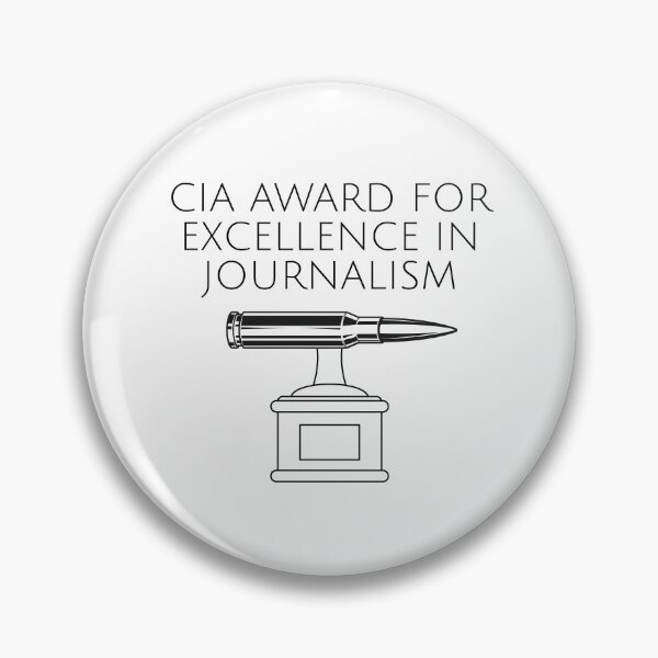 Item preview, CIA Award for Excellence In Journalism designed and sold by leftyshirts.