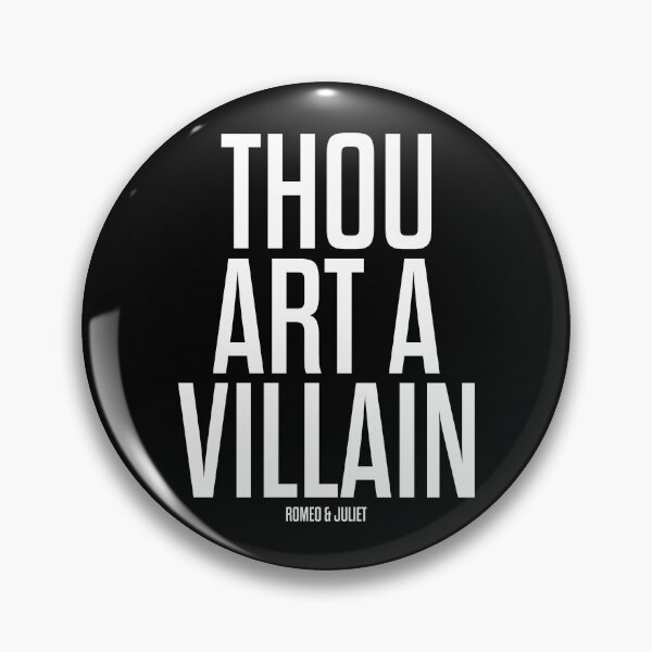 Item preview, Thou Art A Villain - Romeo and Juliet - Shakespeare designed and sold by BexGrimwood.