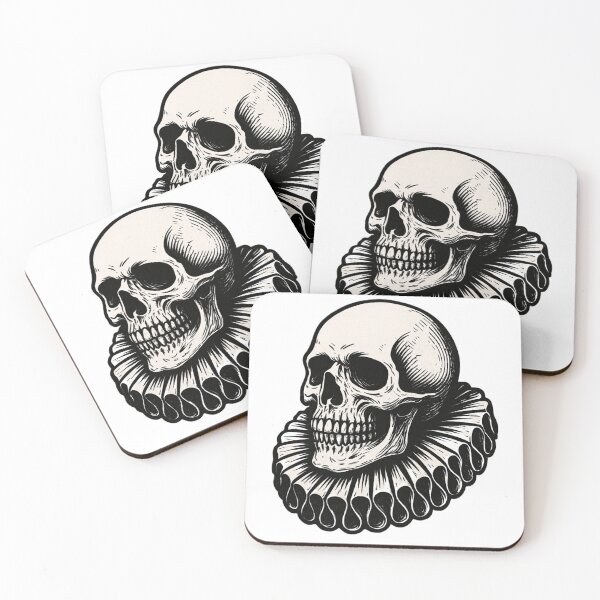 Item preview, Where Be Your Gibes Now? – Hamlet Skull Quote Art designed and sold by StoryWovenCo.