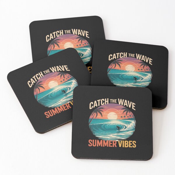 Item preview, Catch The Wave Summer Vibes designed and sold by TulipaGraphics.