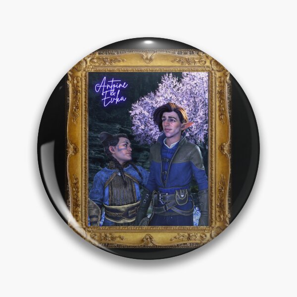 Item preview, Framed Antoine & Evka in the Shrouded Grove designed and sold by Heralds Rest Book Store.
