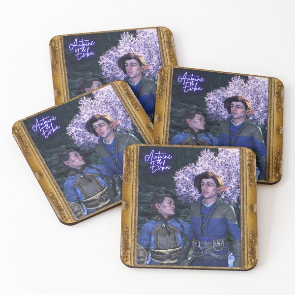 Item preview, Framed Antoine & Evka in the Shrouded Grove designed and sold by Heralds Rest Book Store.