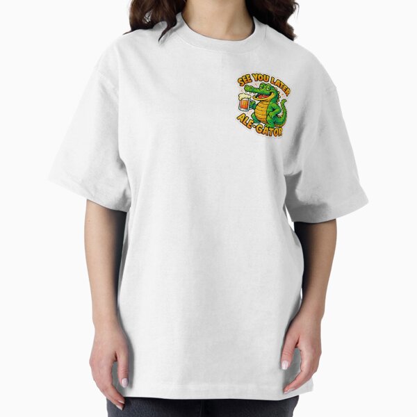 Item preview, See you later ale-gator (alligator) designed and sold by Drunk-Animals.