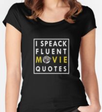 Movie Quotes Women's Fitted Scoop T-Shirt