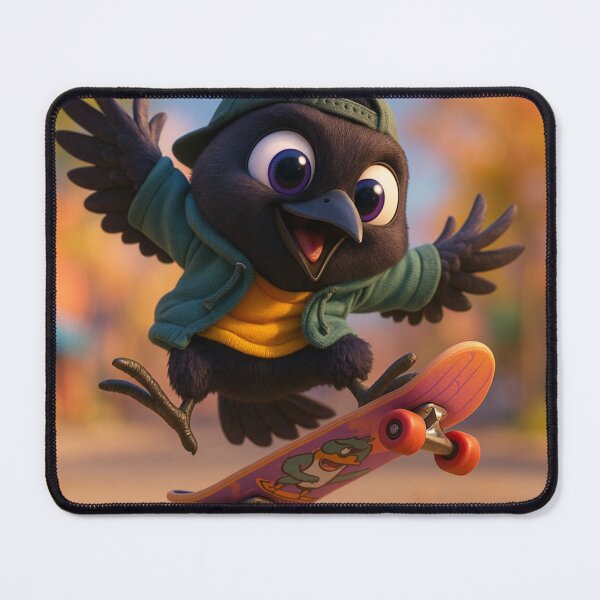 Item preview, Skater Common Grackle designed and sold by Sillytoe.