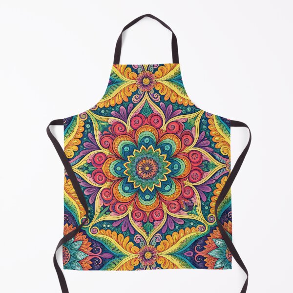Item preview, Trippy Mandala Design with Flowing Shapes designed and sold by HLPsychDesigns.
