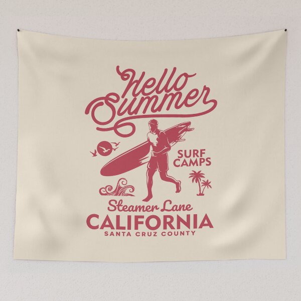 Item preview, Steamer Lane Summer Surf Camp Surfing Santa Cruz County California designed and sold by eclecTEEq.