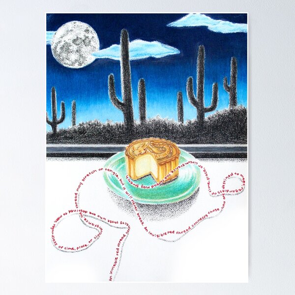 Item preview, Red Thread designed and sold by CateCameron-art.