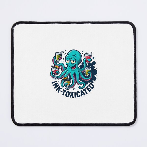 Item preview, Ink-toxicated octopus (intoxicated octopus) designed and sold by Drunk-Animals.