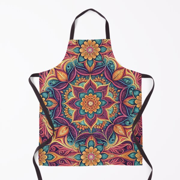 Item preview, Psychedelic Mandala in Bright, Saturated Colors designed and sold by HLPsychDesigns.