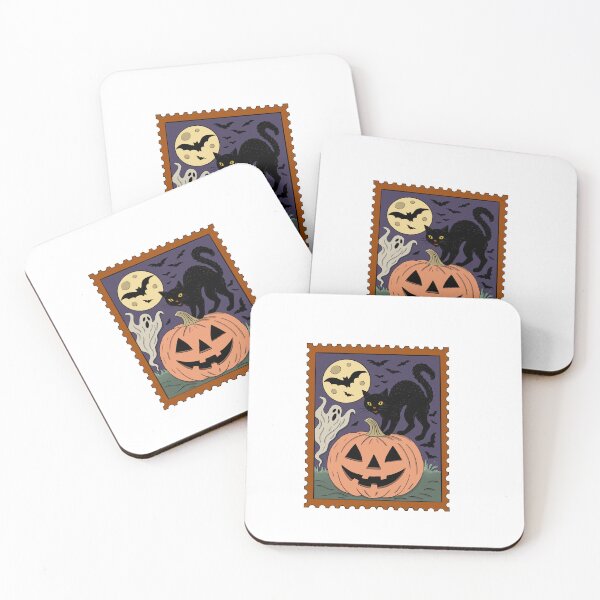 Item preview, Halloween stamp designed and sold by snailpilot.