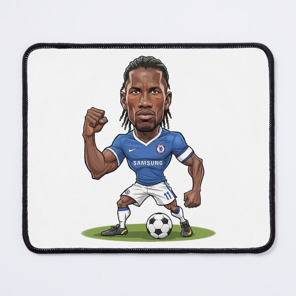 Item preview, Funny Drogba Chelsea London caricature designed and sold by vectorlove.