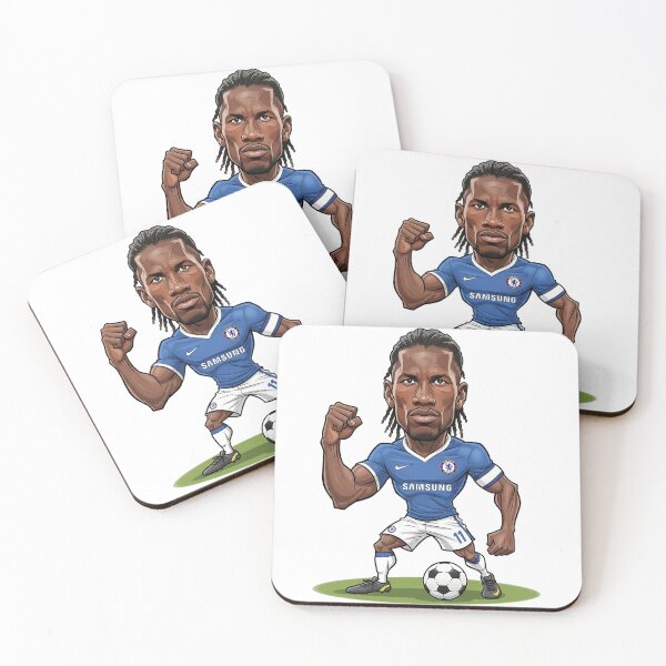 Item preview, Funny Drogba Chelsea London caricature designed and sold by vectorlove.