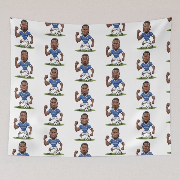 Item preview, Funny Drogba Chelsea London caricature designed and sold by vectorlove.