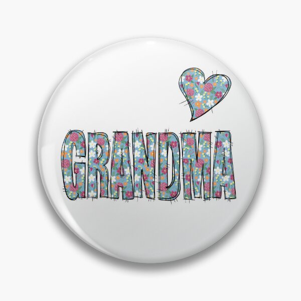 Item preview, Grandma Floral Stitch Pattern designed and sold by missmann.