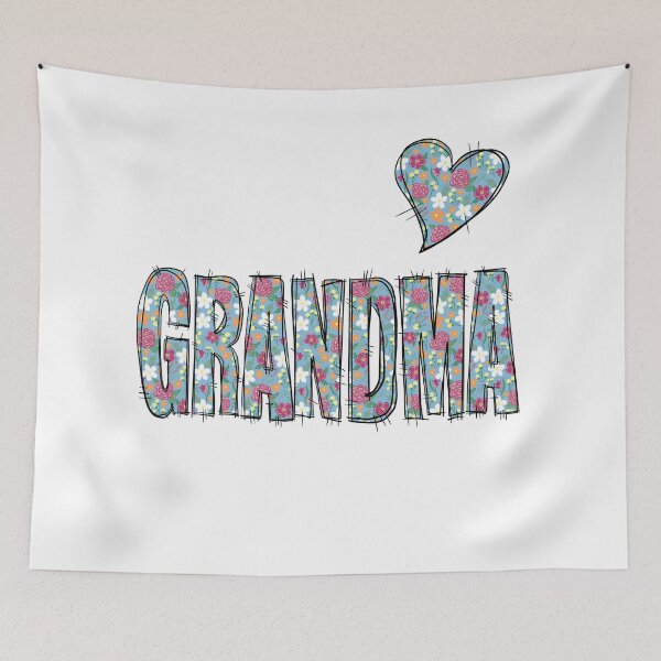 Item preview, Grandma Floral Stitch Pattern designed and sold by missmann.