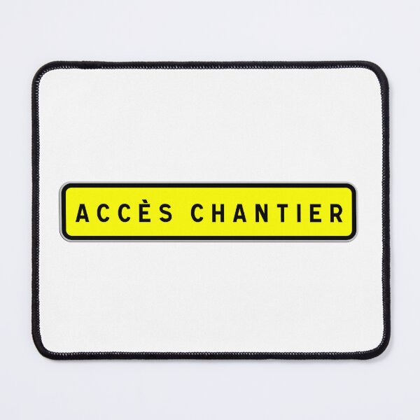 Item preview, Construction site access panel, temporary signage, safety and construction site management designed and sold by Panneaux et signalisations - NPOITEVIN.