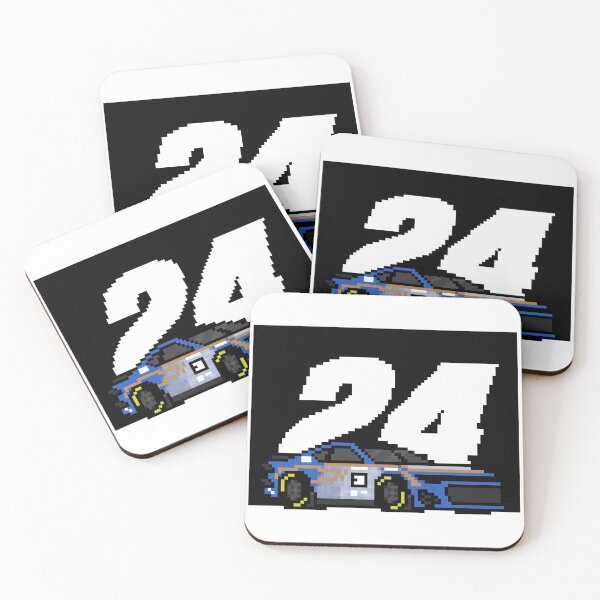 Artikelvorschau, Stock Car Nummer 24 Langstrecken-Rennwagen-Grafik entworfen und verkauft von Martin Czoka.