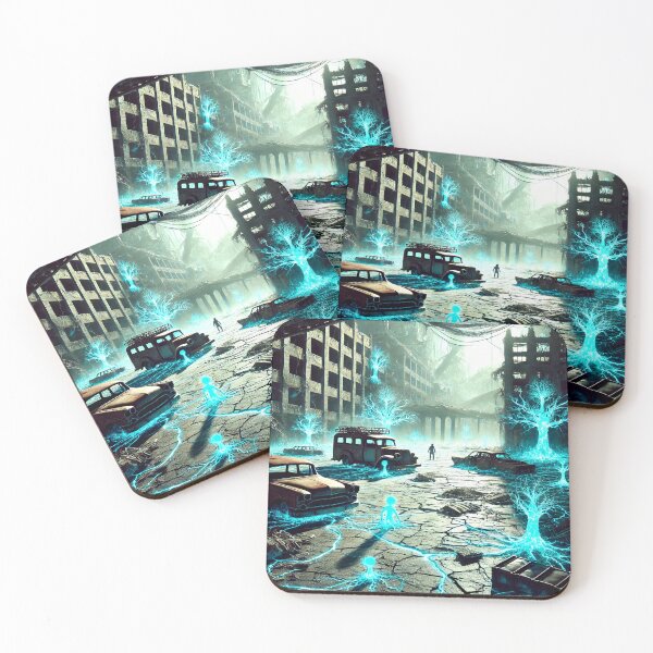 Item preview, Post-Apocalyptic City in the Upside Down  designed and sold by ZetaDream.