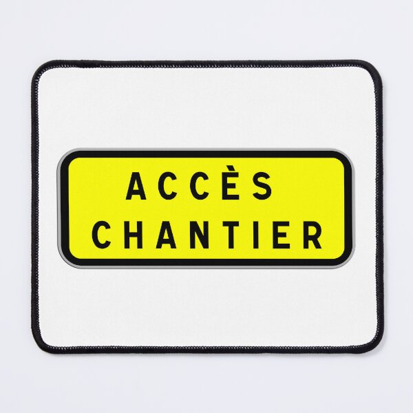 Item preview, Construction site access panel, temporary signage, safety and construction site management designed and sold by Panneaux et signalisations - NPOITEVIN.