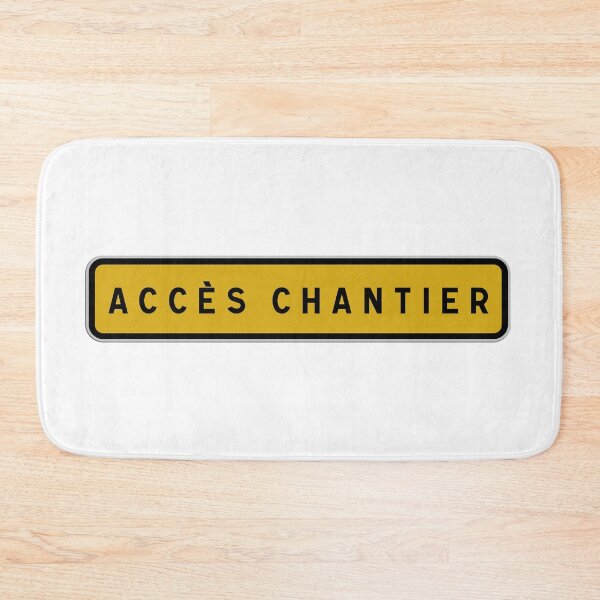 Item preview, Construction site access panel, temporary signage, safety and construction site management designed and sold by Panneaux et signalisations - NPOITEVIN.
