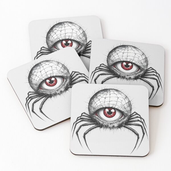 Item preview, Zombie Eye on Spider Legs - Zombie Red Eye designed and sold by NightTimeJ.