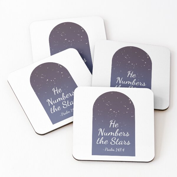 Item preview, He Numbers the Stars Psalm 147:4 Design – PrairiePulseCo designed and sold by PrairiePulseCo.