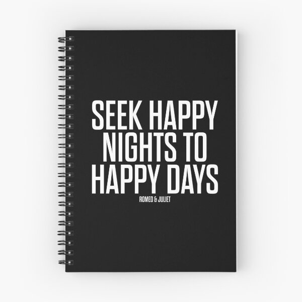 Item preview, Seek Happy Nights To Happy Days - Romeo and Juliet - Shakespeare designed and sold by BexGrimwood.