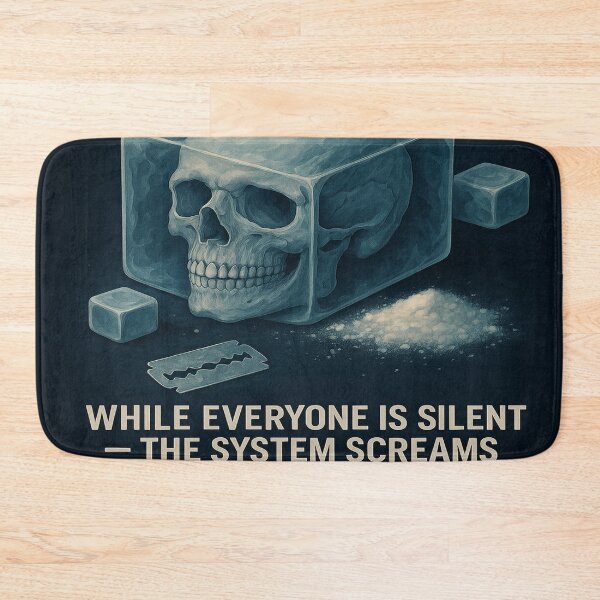 Item preview, WHILE EVERYONE IS SILENT — THE SYSTEM SCREAMS” designed and sold by AliciaVerde1.