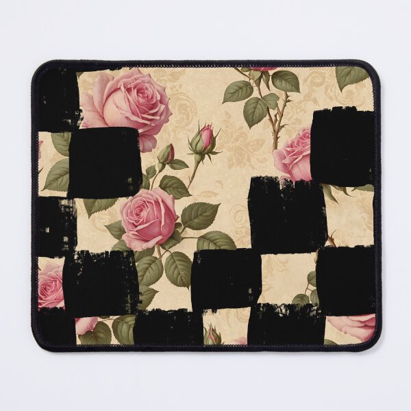 Item preview, Vintage Rose Checker Pattern designed and sold by JJLosh.