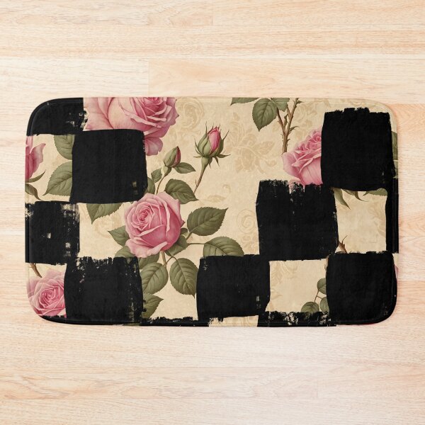 Item preview, Vintage Rose Checker Pattern designed and sold by JJLosh.